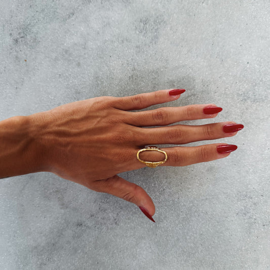 AURA ORBIT RING GOLD