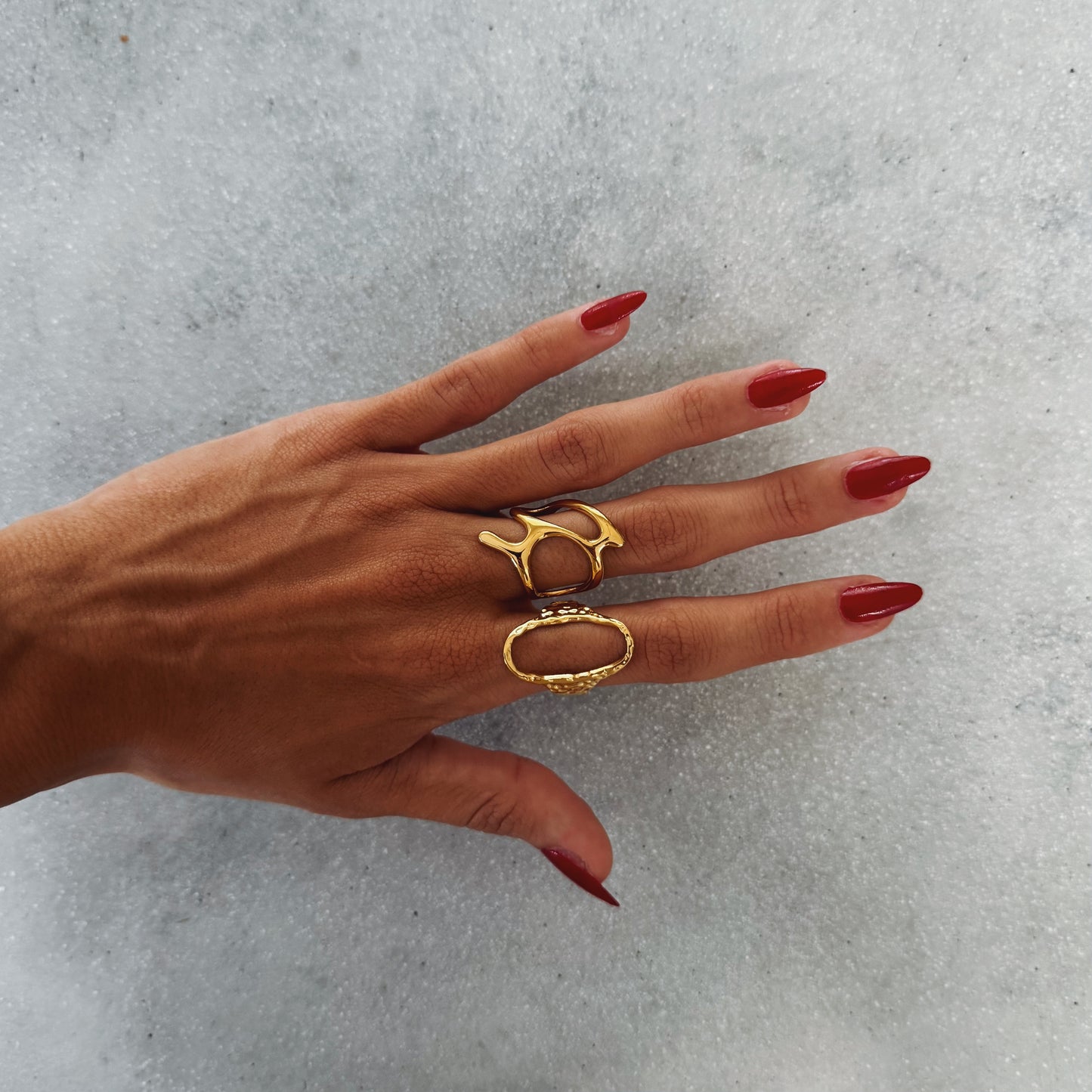 AURA ORBIT RING GOLD