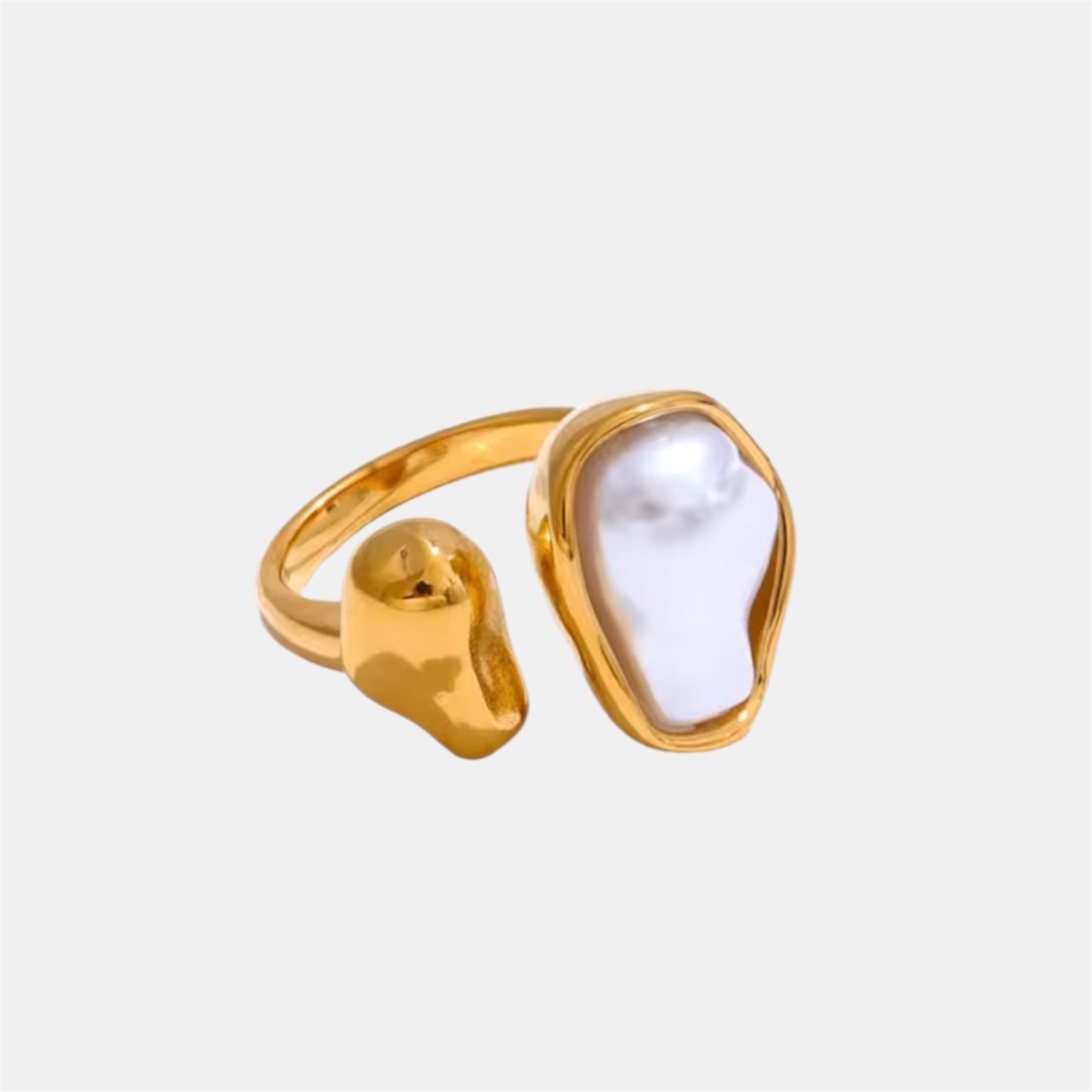 PEARL RING GOLD