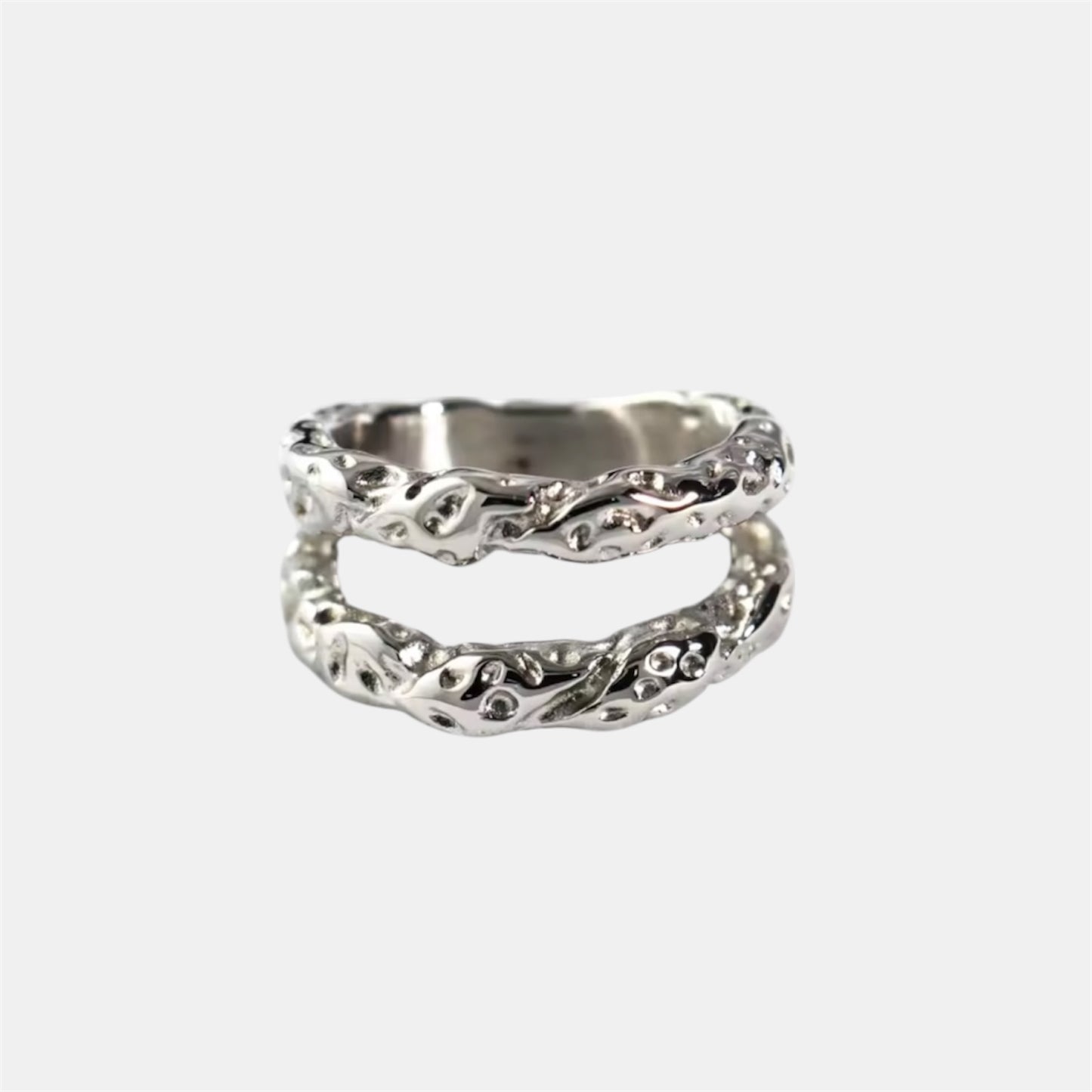 AURA FERAL RING SILVER