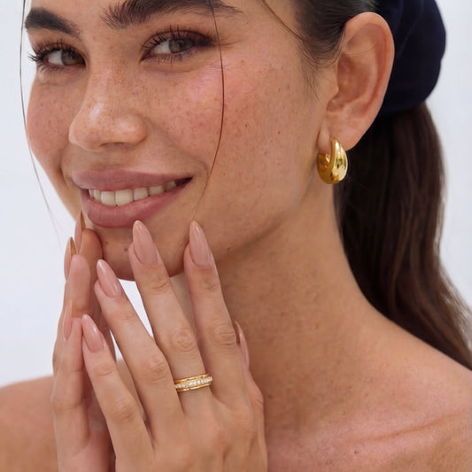 ANXIETY RELIEF WELLNESS RING GOLD