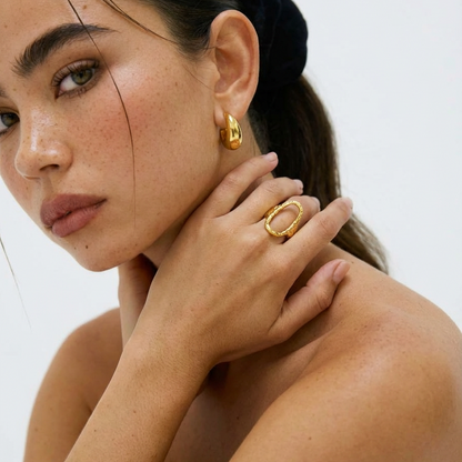 AURA ORBIT RING GOLD