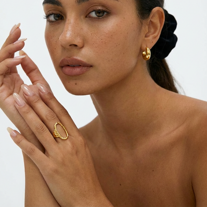 AURA ORBIT RING GOLD