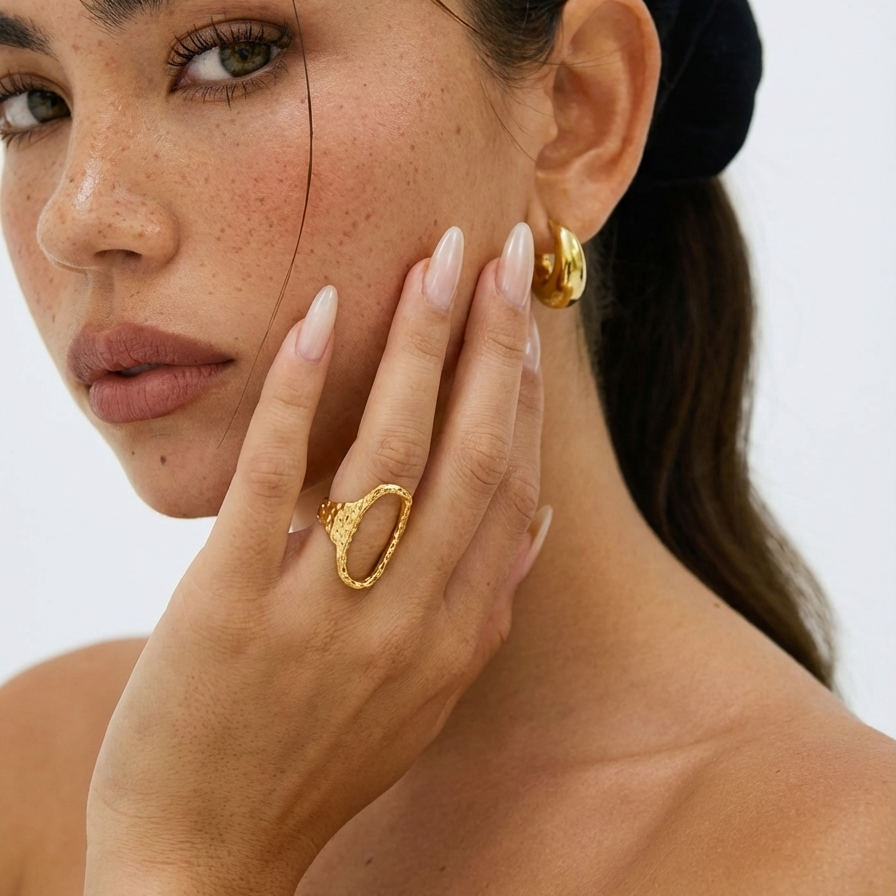 AURA ORBIT RING GOLD