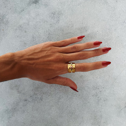 AURA GLOW RING GOLD