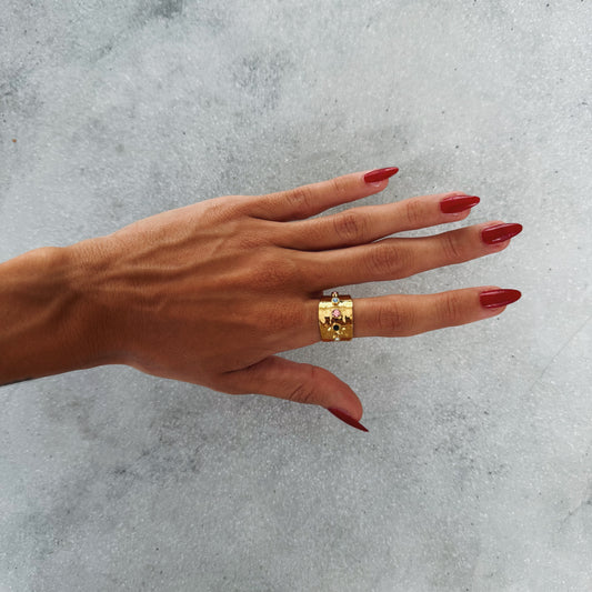 AURA GLOW RING GOLD