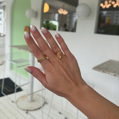 CALM SPINNER WELLNESS RING GOLD