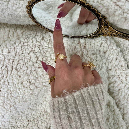 CALM SPINNER WELLNESS RING GOLD