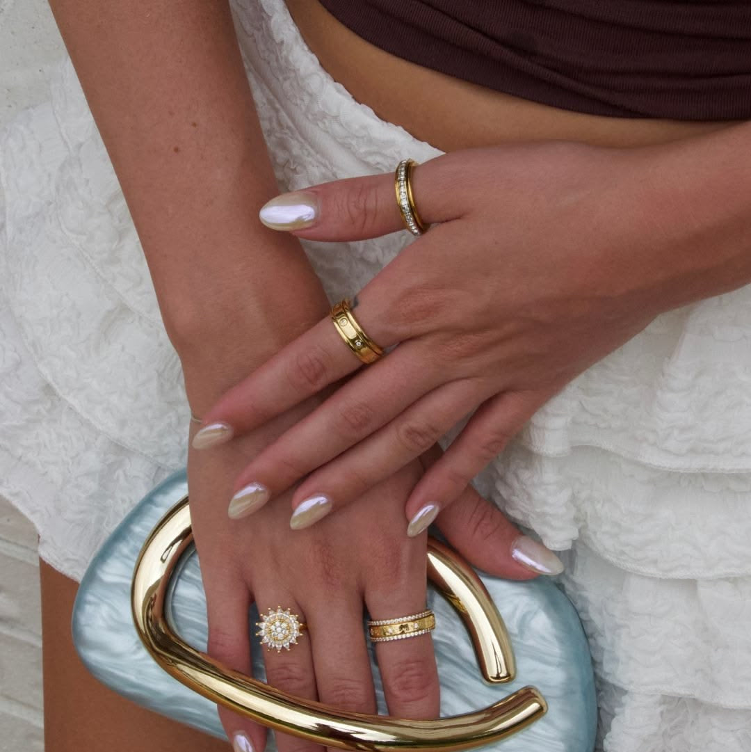 ANXIETY RELIEF WELLNESS RING GOLD