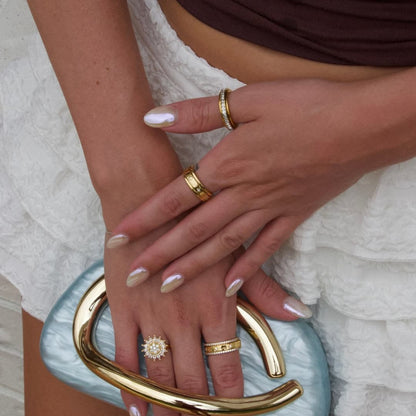 ANXIETY RELIEF WELLNESS RING GOLD