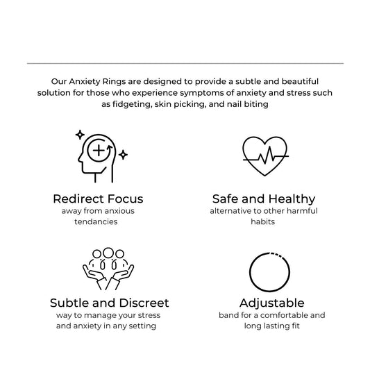 HARMONY ROTATING WELLNESS RING BLACK