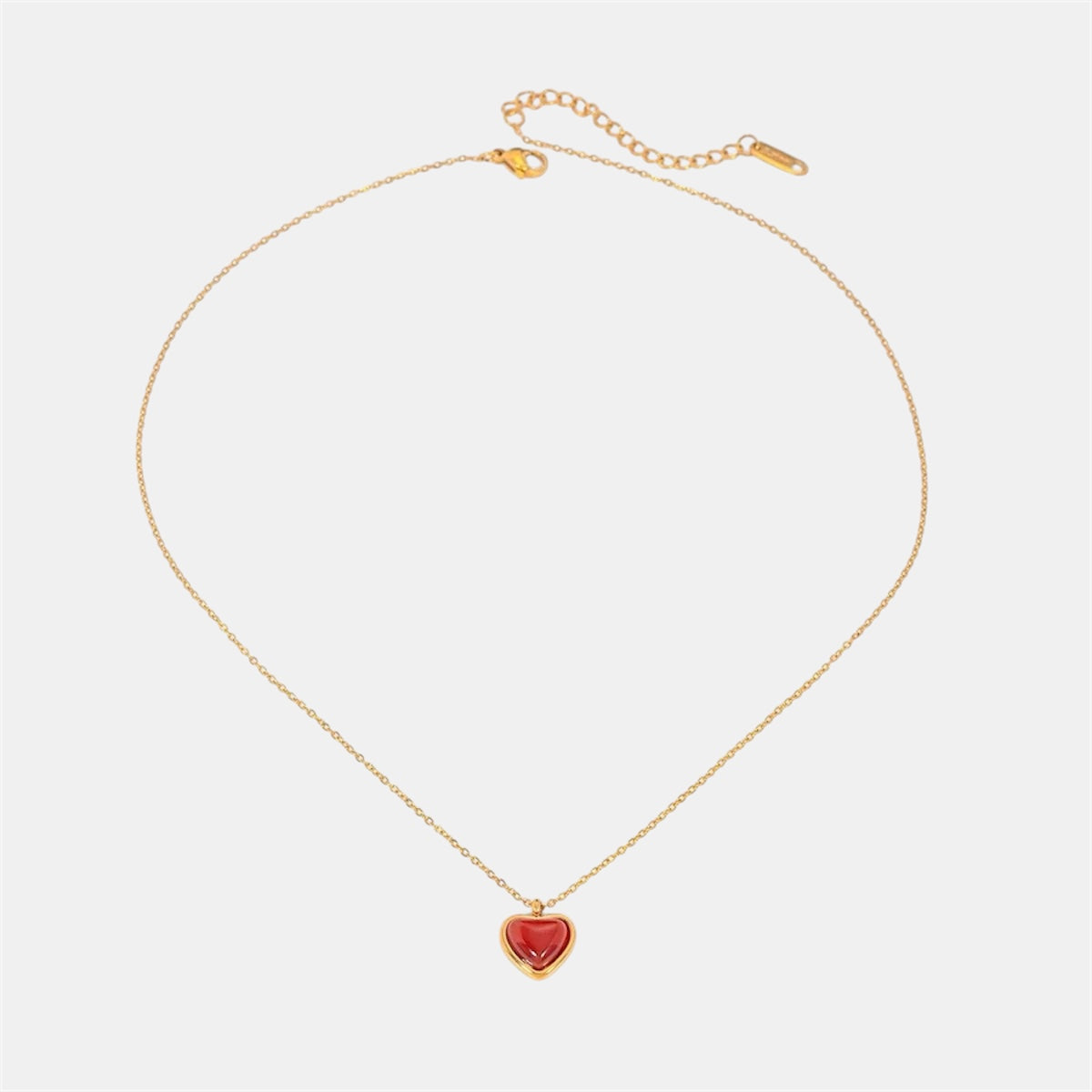 LAVA HEART NECKLACE GOLD