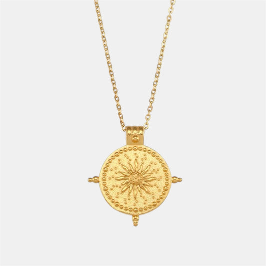 AURA SOLAR NECKLACE GOLD
