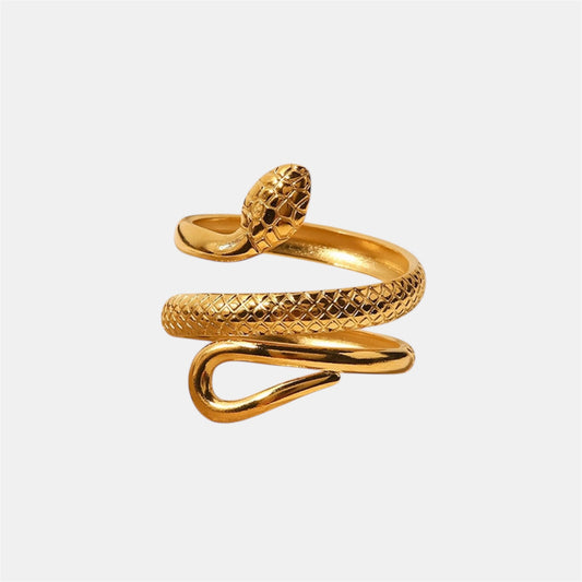 SNAKE RING GOLD