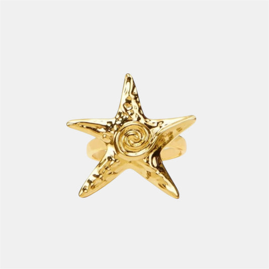 AURA STAR RING GOLD