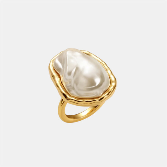 AURA PEARL RING GOLD