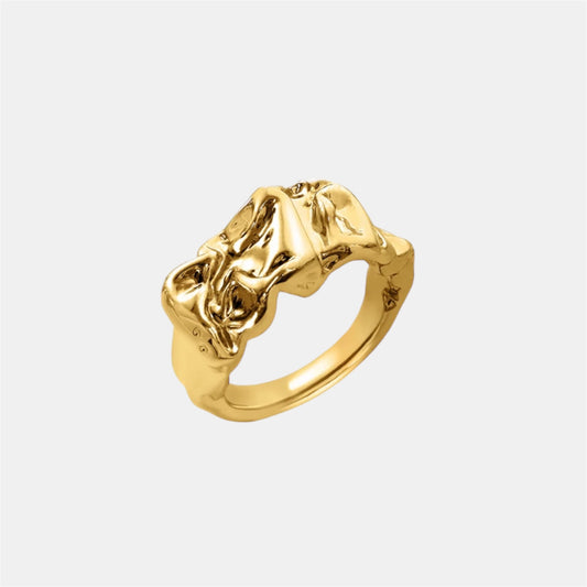 CROISSANT RING GOLD