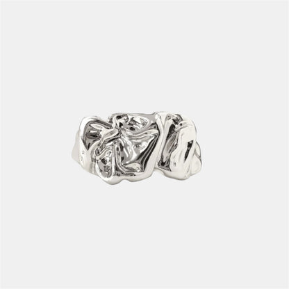 CROISSANT RING SILVER