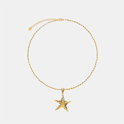 AURA STAR NECKLACE GOLD