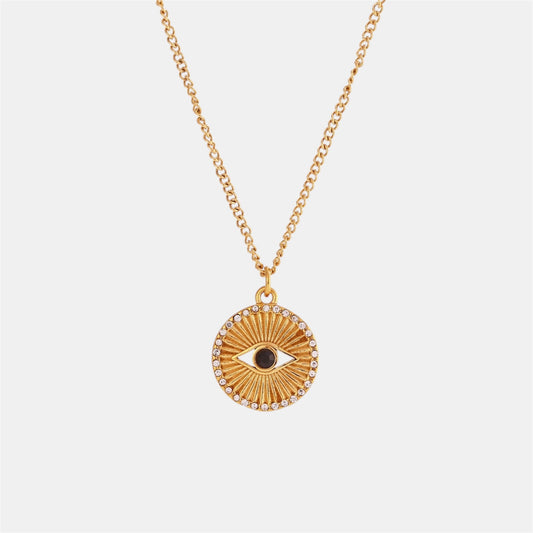 AURA EYE NECKLACE GOLD
