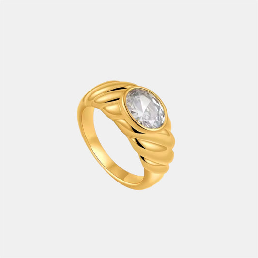 ICED RING GOLD
