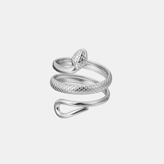 SNAKE RING SILVER