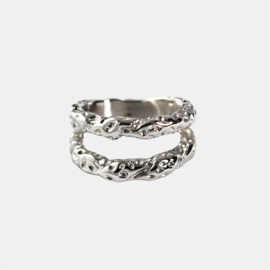 AURA FERAL RING SILVER