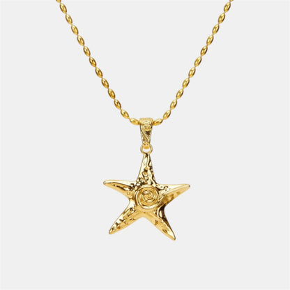 AURA STAR NECKLACE GOLD