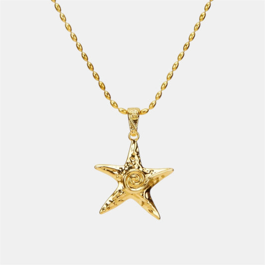 AURA STAR NECKLACE GOLD