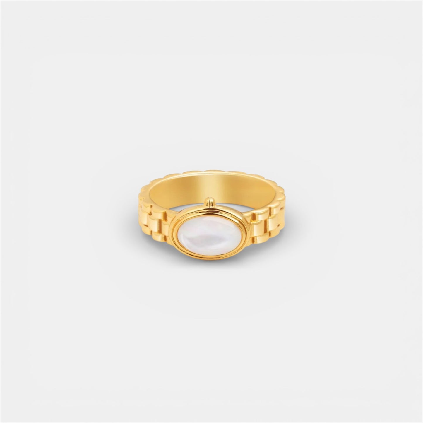 WATCH BAND RING GOLD