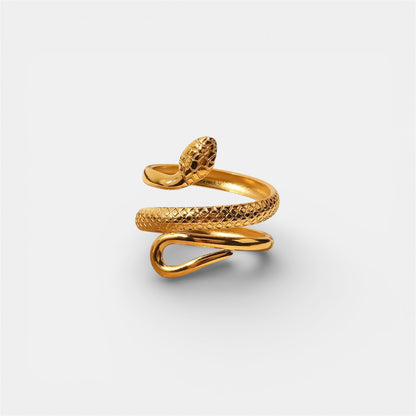 SNAKE RING GOLD
