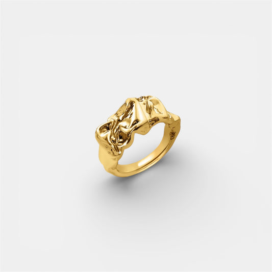 CROISSANT RING GOLD