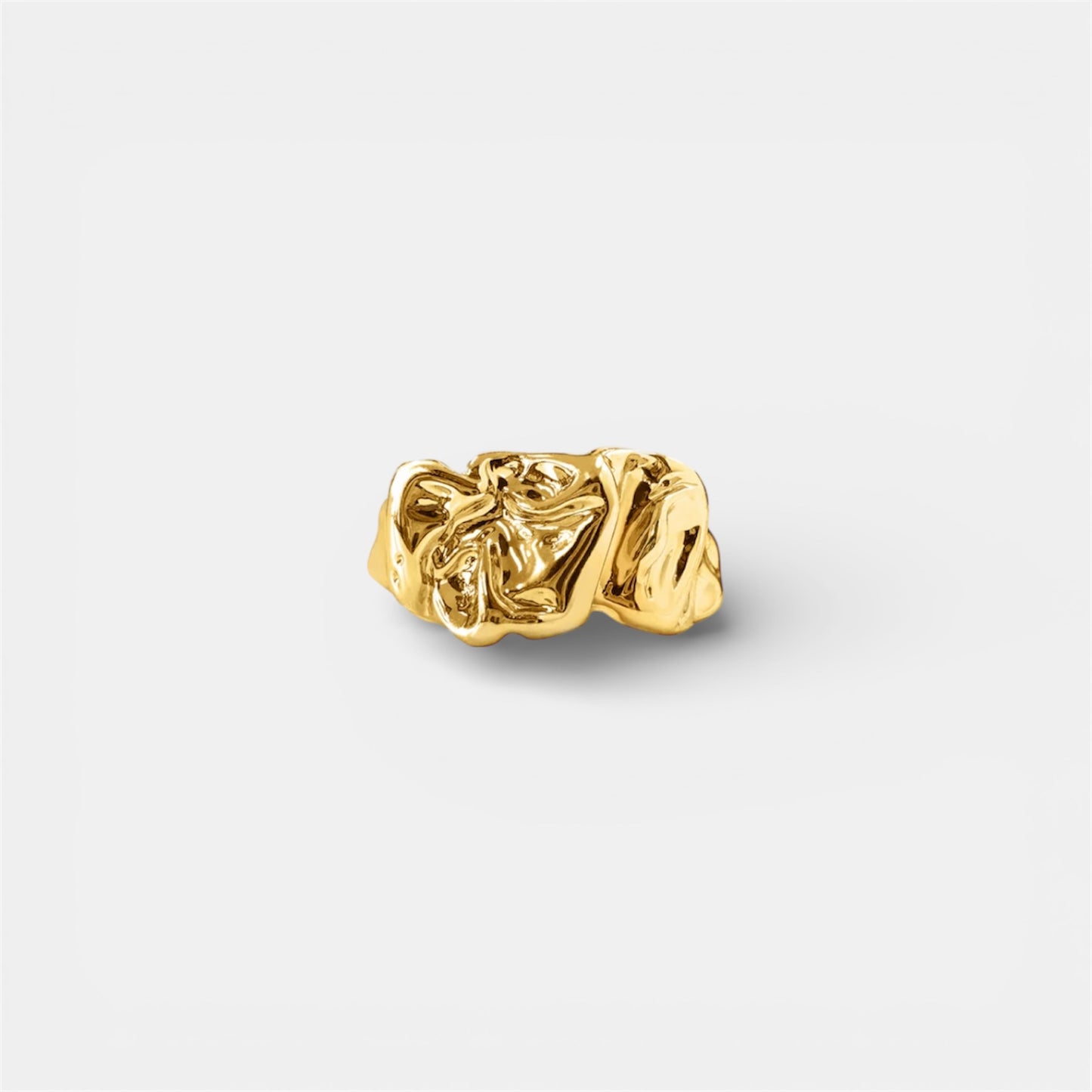 CROISSANT RING GOLD