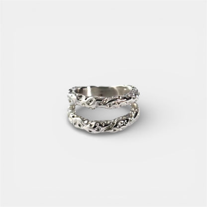 AURA FERAL RING SILVER