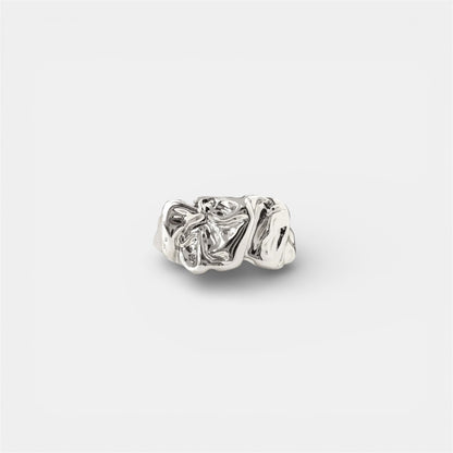 CROISSANT RING SILVER