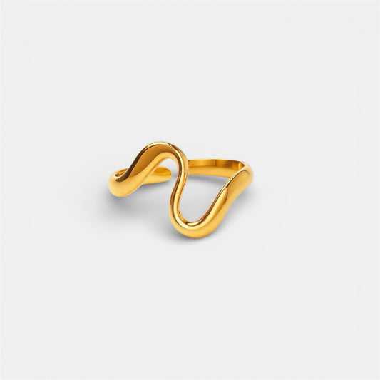 WAVE RING GOLD