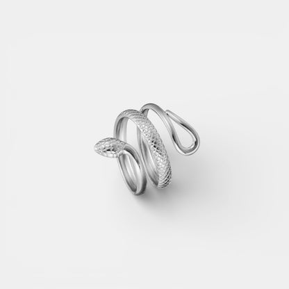 SNAKE RING SILVER
