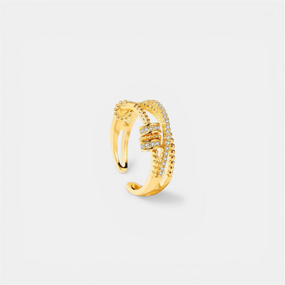 SERENE SLIDING WELLNESS RING GOLD