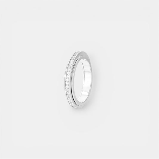 ANXIETY RELIEF WELLNESS RING SILVER