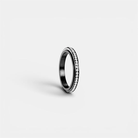 HARMONY ROTATING WELLNESS RING BLACK