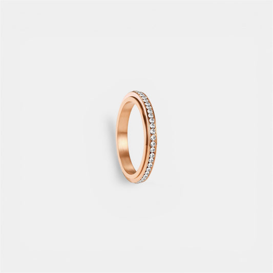 HARMONY ROTATING WELLNESS RING ROSE
