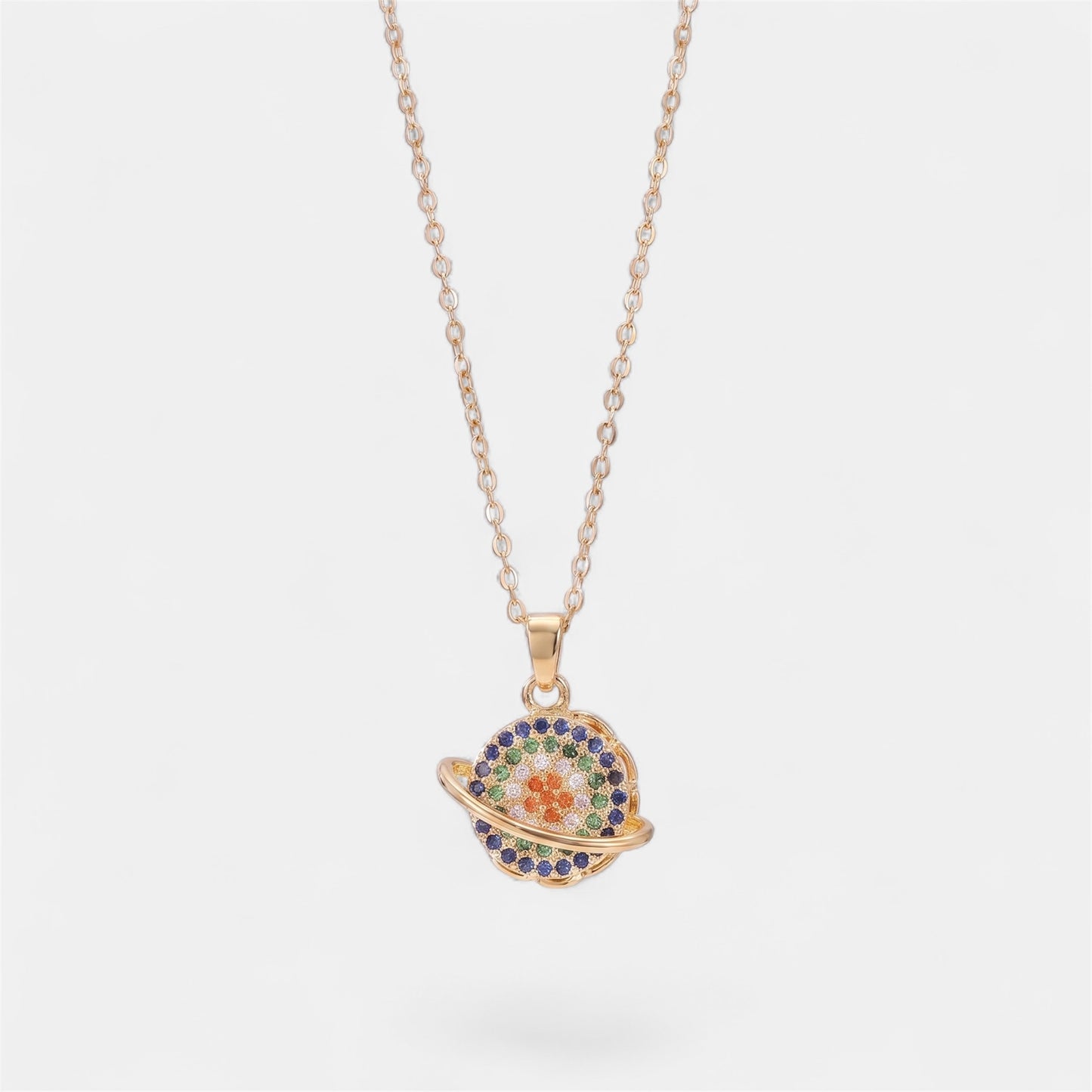 PLANET SPINNER WELLNESS NECKLACE GOLD