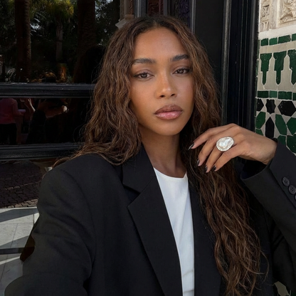 AURA PEARL RING SILVER