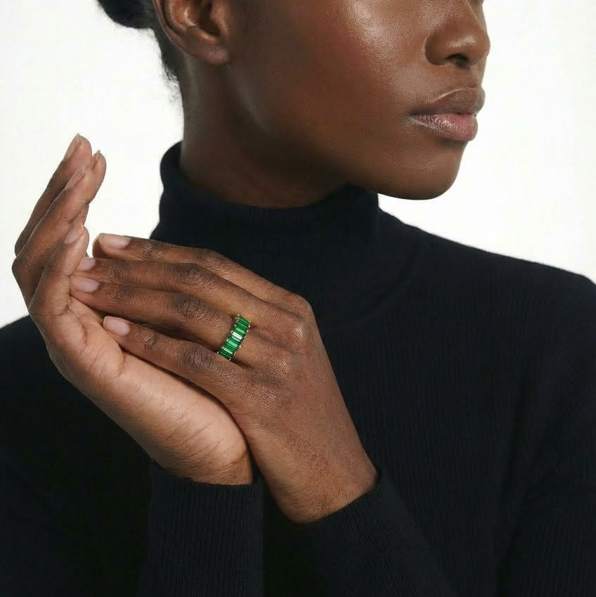 RADIANT RING GOLD GREEN