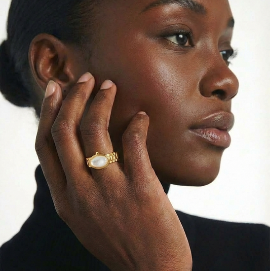 WATCH BAND RING GOLD