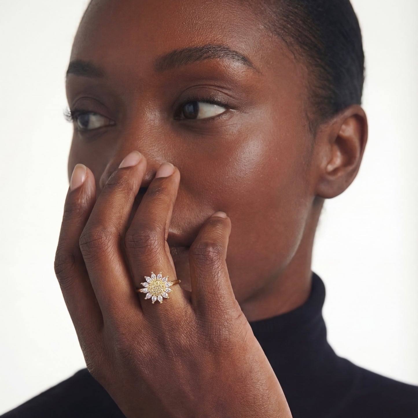 SUN SPINNER WELLNESS RING GOLD