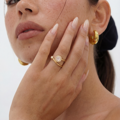 CALM SPINNER WELLNESS RING GOLD