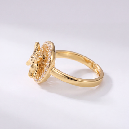 ANGEL SPINNER WELLNESS RING GOLD