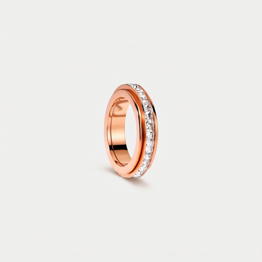 ANXIETY RELIEF WELLNESS RING ROSE GOLD