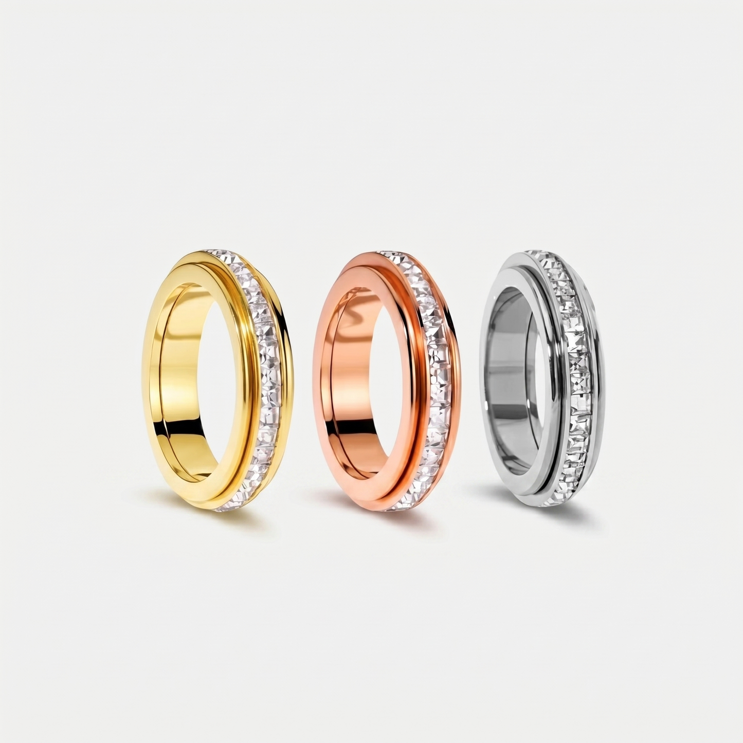 ANXIETY RELIEF WELLNESS RING ROSE GOLD